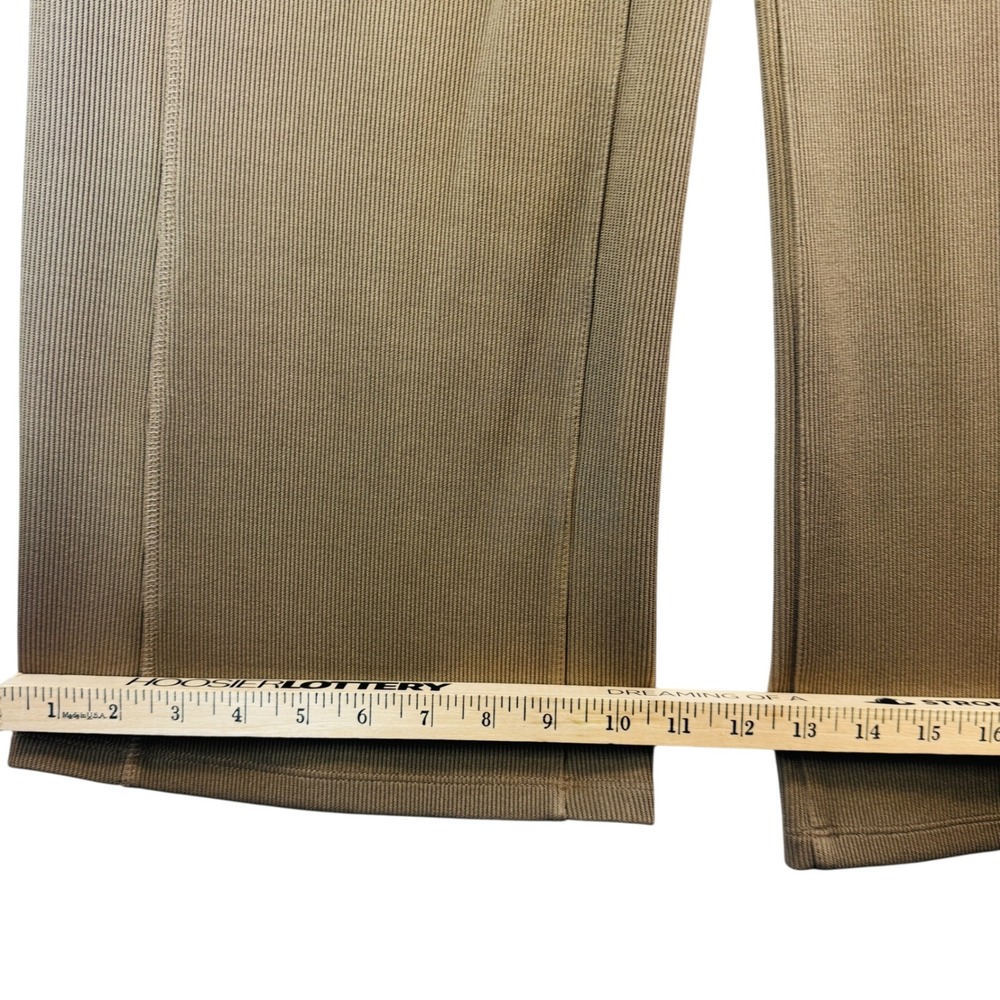 Lululemon Softstreme Ribbed Wide Leg Pants Sz XS Tan Modal Lounge Yoga Pull On - Picture 6 of 11